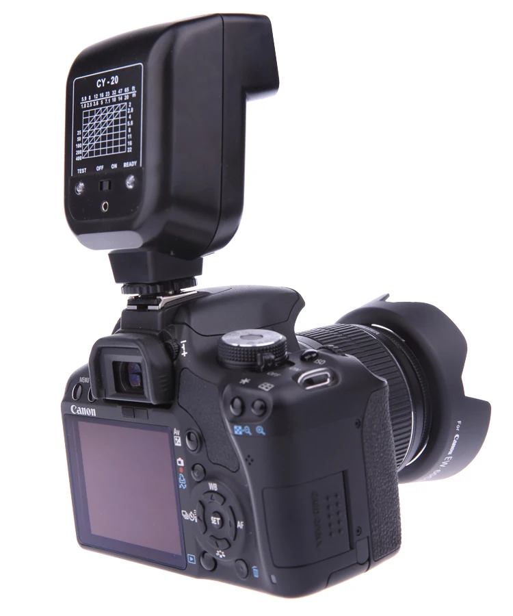 YinYan CY-20 мини Универсальная вспышка Speedlite Горячий башмак порт синхронизации для canon nikon цифровой камеры