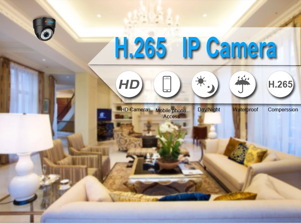 Besder H.265 3MP 2MP ip-камера для помещений, купольная камера видеонаблюдения, CCTV камера P2P ONVIF с функцией обнаружения движения, камера ночного видения