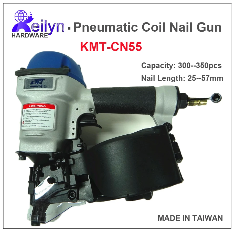 

KMT CN57/CN55 Coil Nailer Pneumatic Coil Nail Gun