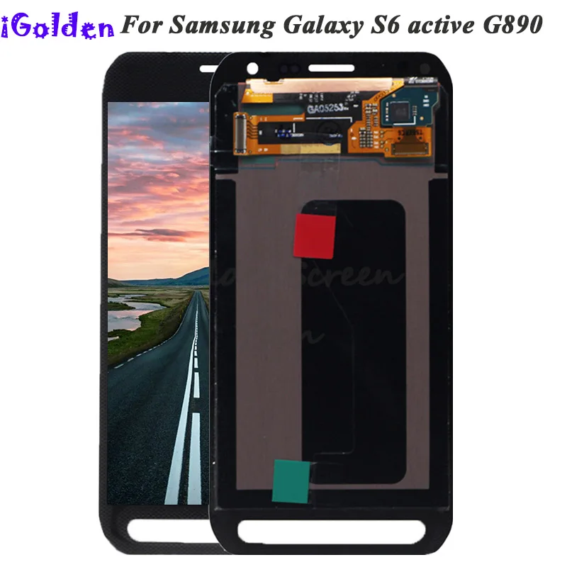 

100% Tested 5.1'' Replacement For Samsung Galaxy S6 active G890 G890A LCD Display+Touch Screen Digitizer Assembly for G890