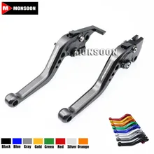 LOGO CB500F For HONDA CB500F CB 500F CB500X CB500 X 2013-2017 Motorcycle Accessories Aluminum short Brake Clutch Levers Gray