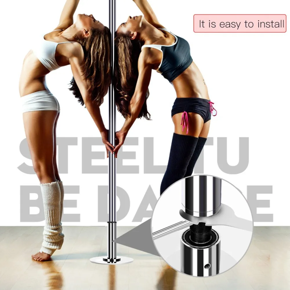 

1 Set 2018 New Portable Stripper Pole Fitness Exercise Spinning Dancing Steel Pole Professional Dancing Spinning Pole 2.3~ 2.7m