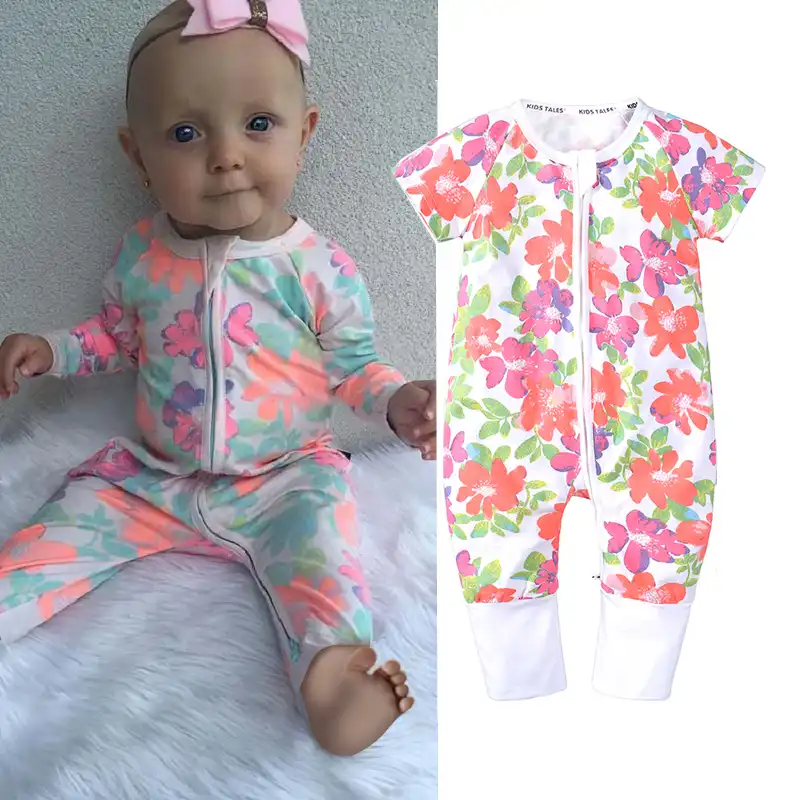 short sleeve sleepsuit baby