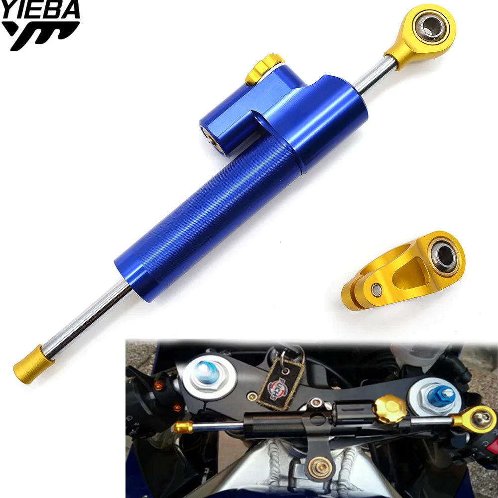 

For BMW f800gs 1200gs f800 gs for yamaha mt09 mt07 mt 07 09 MT-10 Motorcycle CNC Universal Steering Dampers Stabilizer Silver