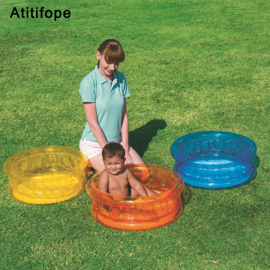High Quality Small size Plastic inflatable Bathroom Baby Bath Pool