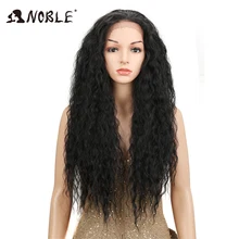 Noble Free Part Lace Front Synthetic Wigs For Women 30 Inch 150% Density High Temperature Fiber Afro Hair American African Wigs Noble Free Part Lace Front Synthetic Wigs For Women 30 Inch 150% Density High Temperature Fiber Afro Hair American African Wigs