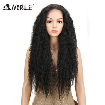 

Noble Free Part Lace Front Synthetic Wigs For Women 30 Inch 150% Density High Temperature Fiber Afro Hair American African Wigs
