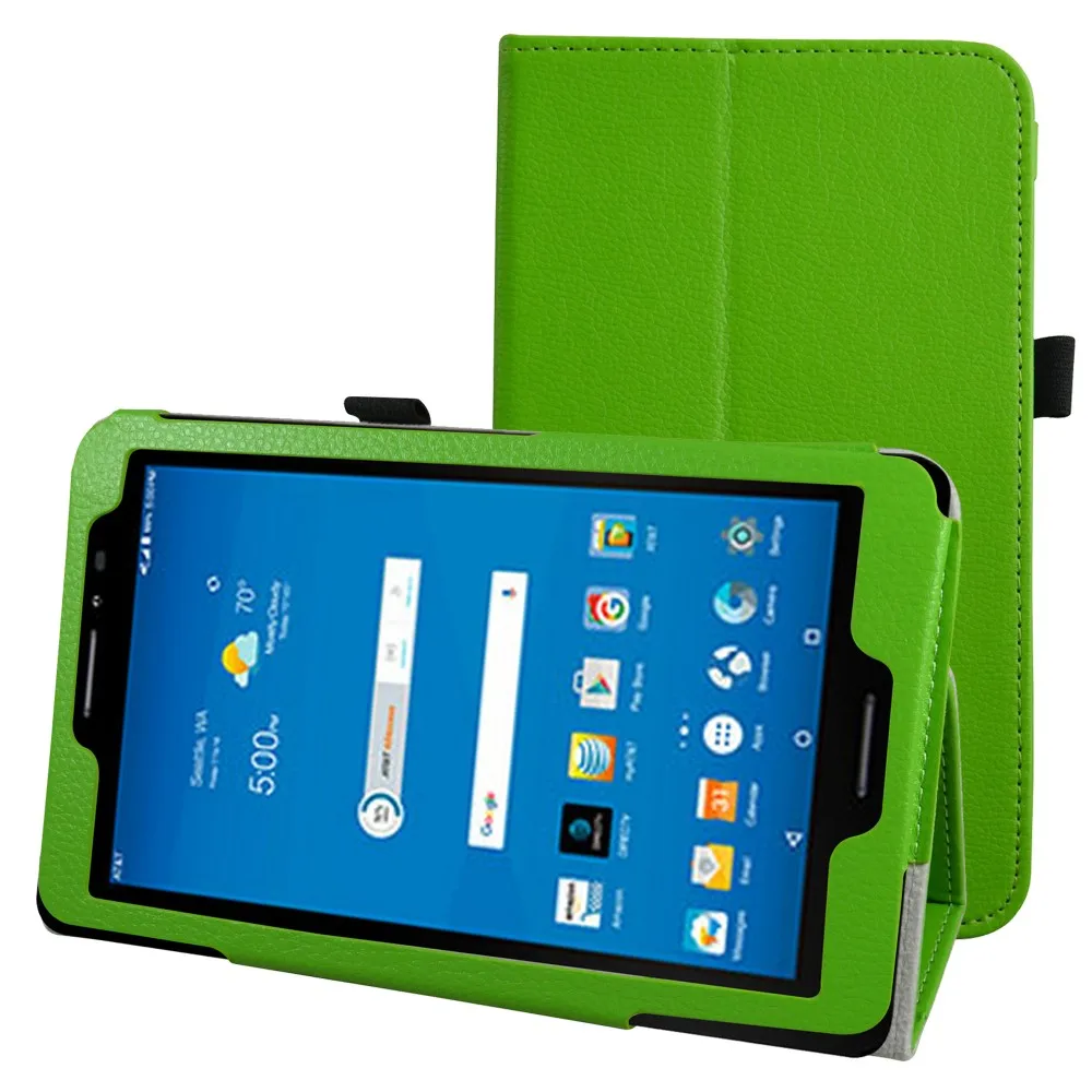 Чехол-книжка с подставкой, флип-чехол из искусственной кожи, противоударный чехол для " at& T Trek 2 HD 6461A 4G LTE Android Tablet