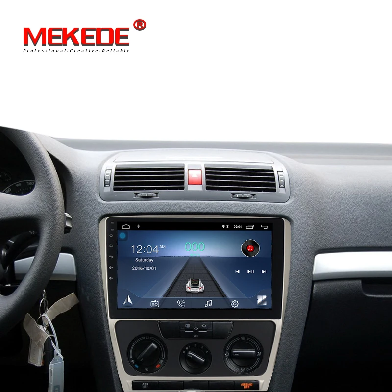 Flash Deal MEKEDE Android 8.1 Car DVD GPS Multimedia Player For SKODA Octavia 2 2011-2013 A5 Car dvd Navigation Radio Bideo Audio Player 5