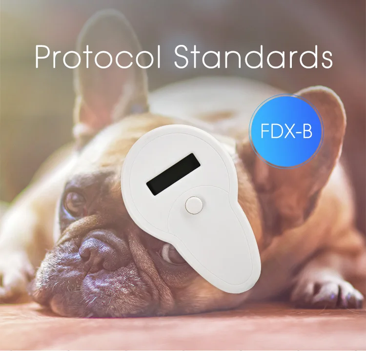 Универсальный ISO FDX-B RFID ручной собака чип ридер Карманный микрочип распознавание ридер ухо тег сканер 134,2 кГц