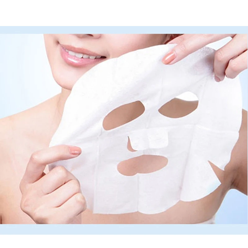 20 Вт, 30 Вт, 40 шт. натуральный хлопок маска для лица Лечение шрамов отбеливающий компрессионная маска для лица крем для лица Коллаген для ухода за кожей пилинг маска