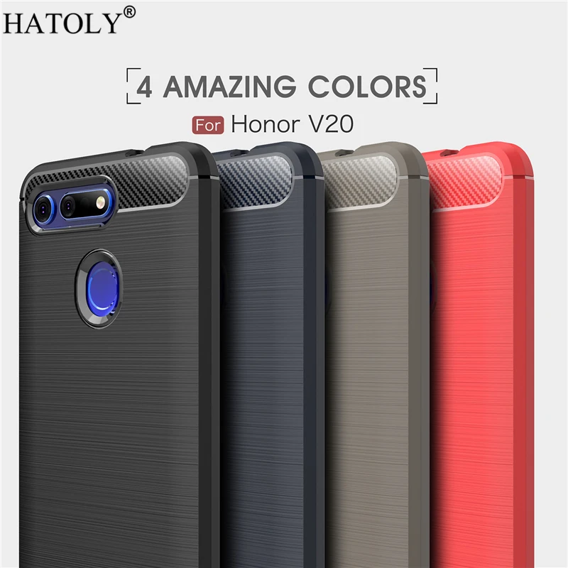 

Cover Huawei Honor View 20 Case Business Style Silicone TPU Phone Cover Case for Huawei Honor View 20 Cover for Huawei Honor V20