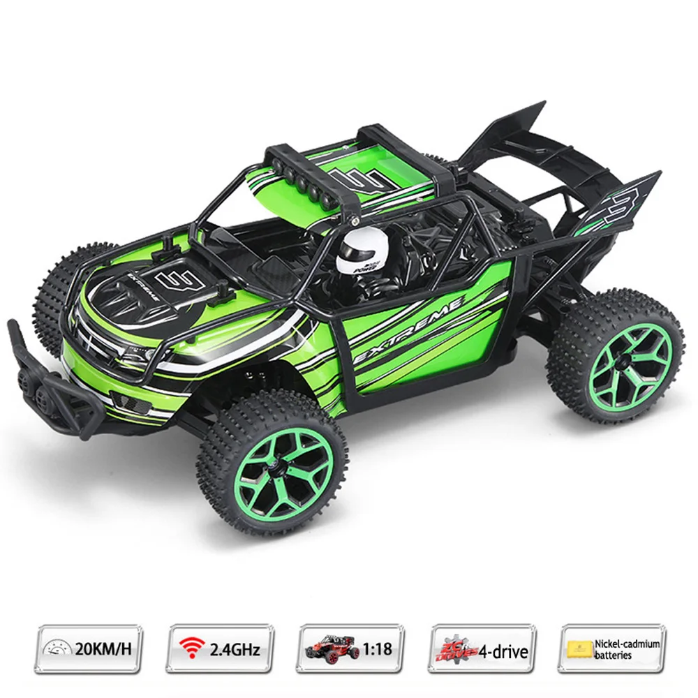 RC Рок автомобили вездеход 2 4 ГГц 4WD высокое Скорость 1:18 дистанционного Управление