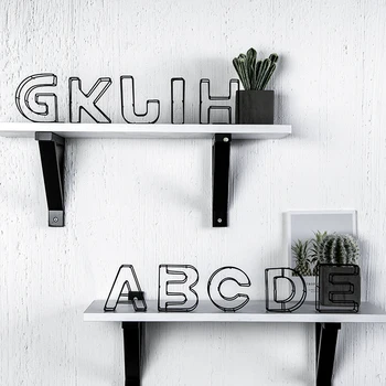 

Ins Style English Letters Decor Bedroom Iron Letters Home Decoration Accessories for Living Room Desk Decorative Accessories