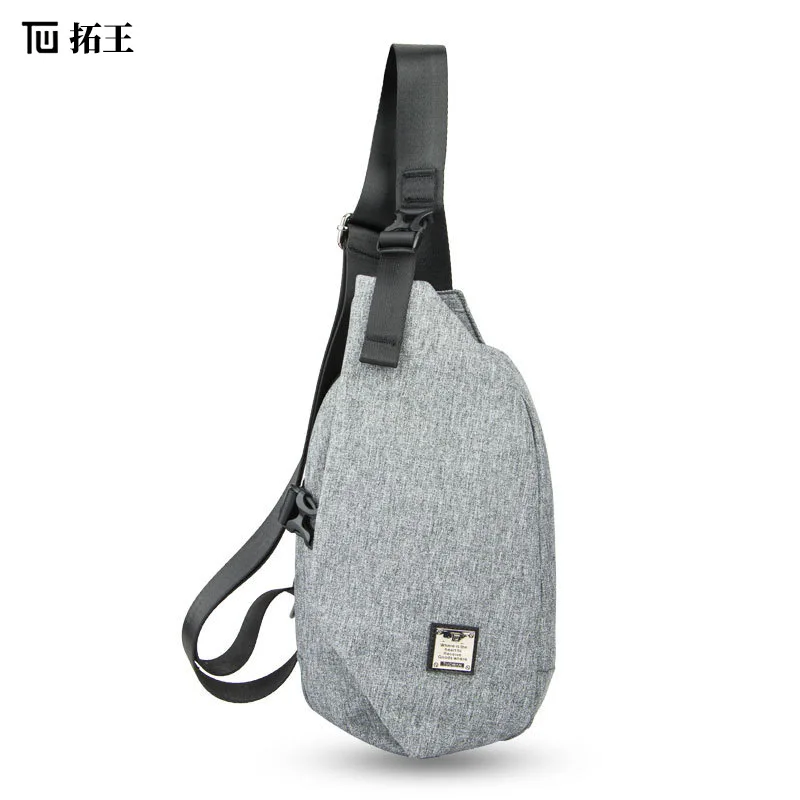 

New fashion trend men's chest bag casual shoulder bag men's Oxford Messenger bag gun bag