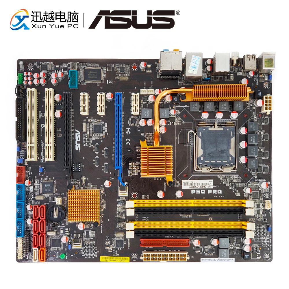 

Asus P5Q Pro Desktop Motherboard P45 Socket LGA 775 DDR2 16G SATA2 USB2.0 ATX