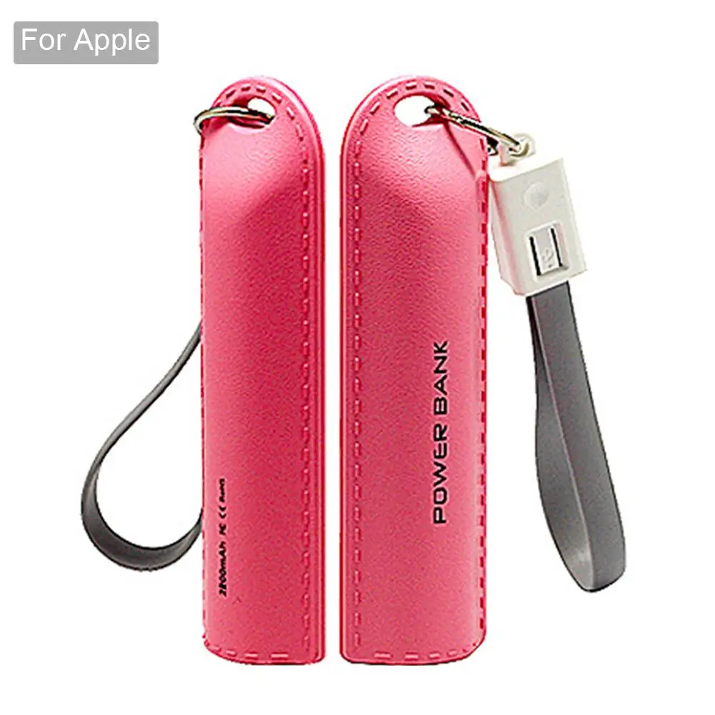 Portable External USB Power Bank Box 2600mAh 18650 Battery Box DIY USB Mobile Phone Power Bank Charger Pack Box Battery Case - Цвет: Pink