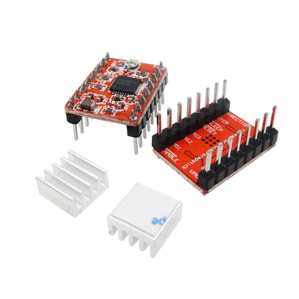 1SET 3DV4 CNC Shield V4 + Nano 3.0 + 3pcs A4988 Reprap Stepper Drivers Set