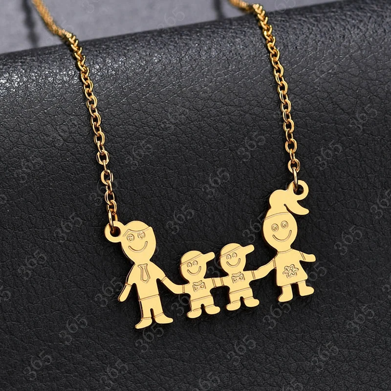 mom and son pendant