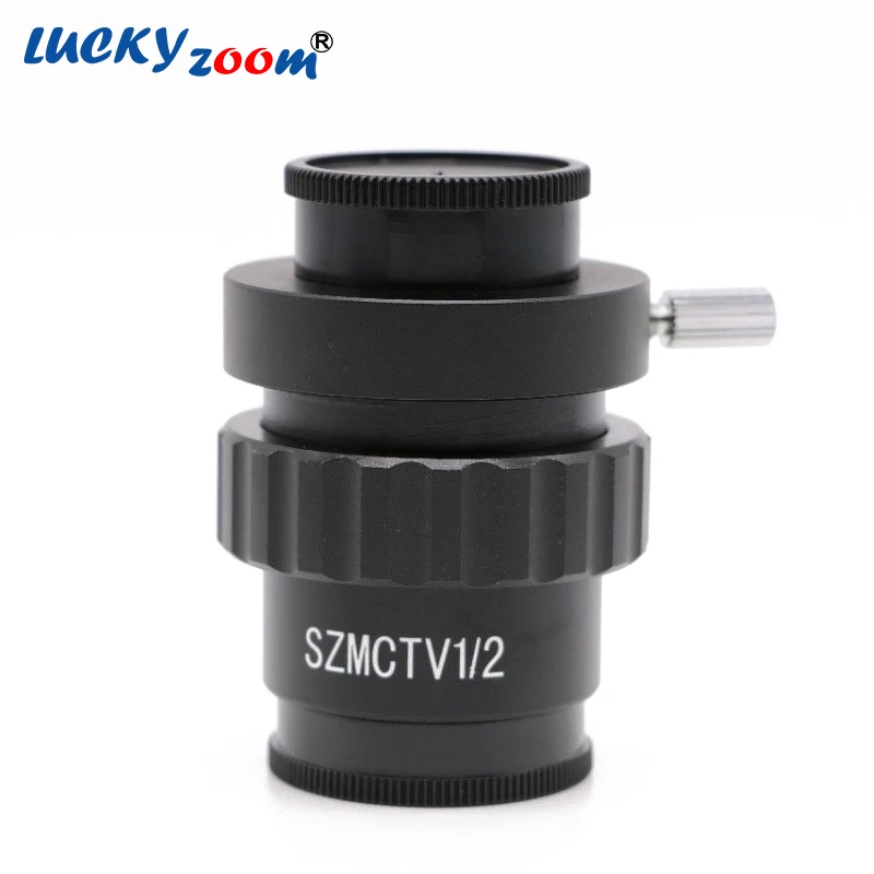 

Low Price 0.5X C-mount Lens 1/2 CTV Adapter For SZM Trinocular Stereo Microscope Camera Accessories Free Shipping