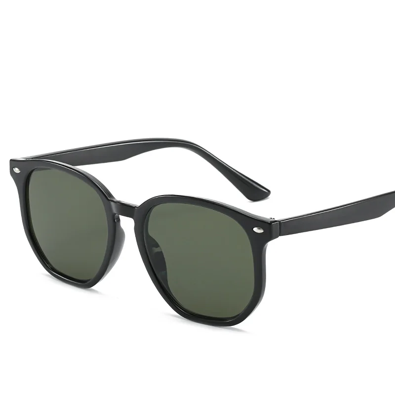 Новинка ray bann солнцезащитные очки для мужчин и женщин 4306 Highstreet шестигранные солнцезащитные очки для женщин кожаный чехол коробки черные зеленые очки