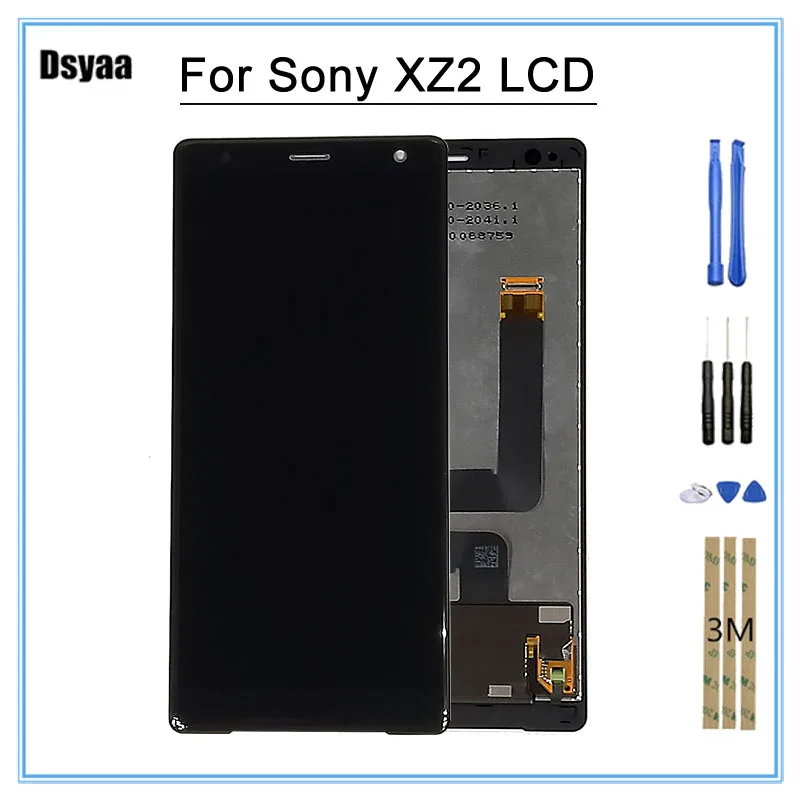 5 7 дюймовый дисплей для Sony Xperia XZ2 ЖК сенсорный экран дигитайзер полная сборка