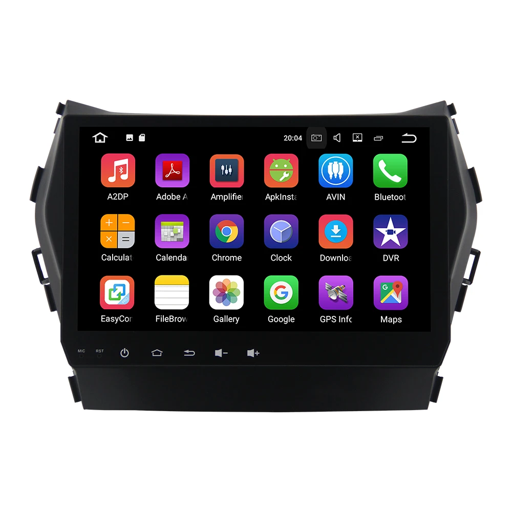 2 + 16 Гб четырехъядерный android 7 1 автомобильный dvd мультимедийный для hyundai santa fe 2012-2014