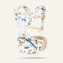 Милая Узорчатая хлопковая ткань Bbay перевозчики рюкзаки Высокая безопасность от 0 до 36 месяцев Детский Стропы для мамы, папы Многофункциональный Bbay Hipseat