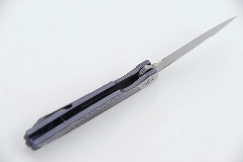 Новый титановый плавник JUFULE Griffin Real M390 blade TC4 складной карманный нож для кемпинга и