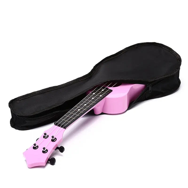 

21 Inch Black Ukulele Bag Soft Case Bag Single Shoulder Backpack Padded