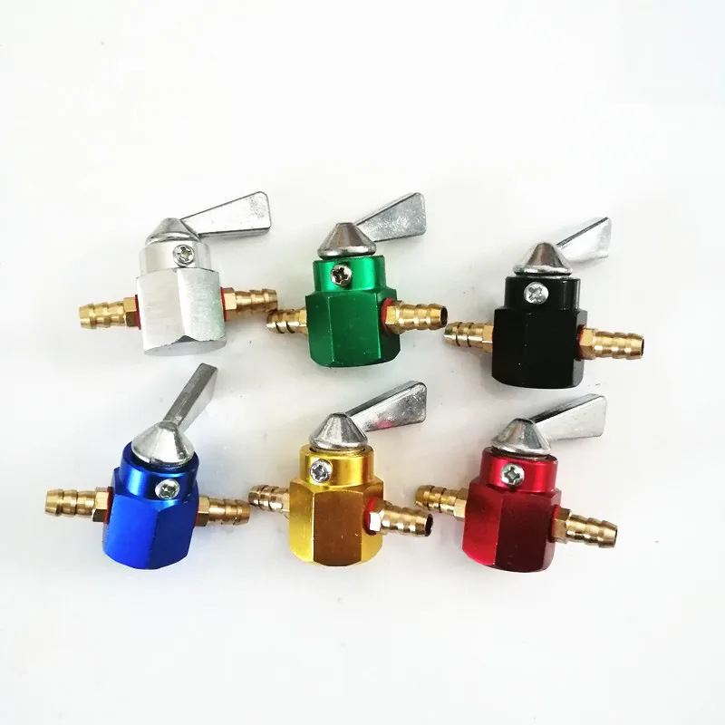 

6PCS 1/4" 6mm Gas Petrol Fuel Tank Tap Inline Petcock Valve Switch Pet Cock For ATV Pit Dirt Motor Bike Motorcycle Motocross