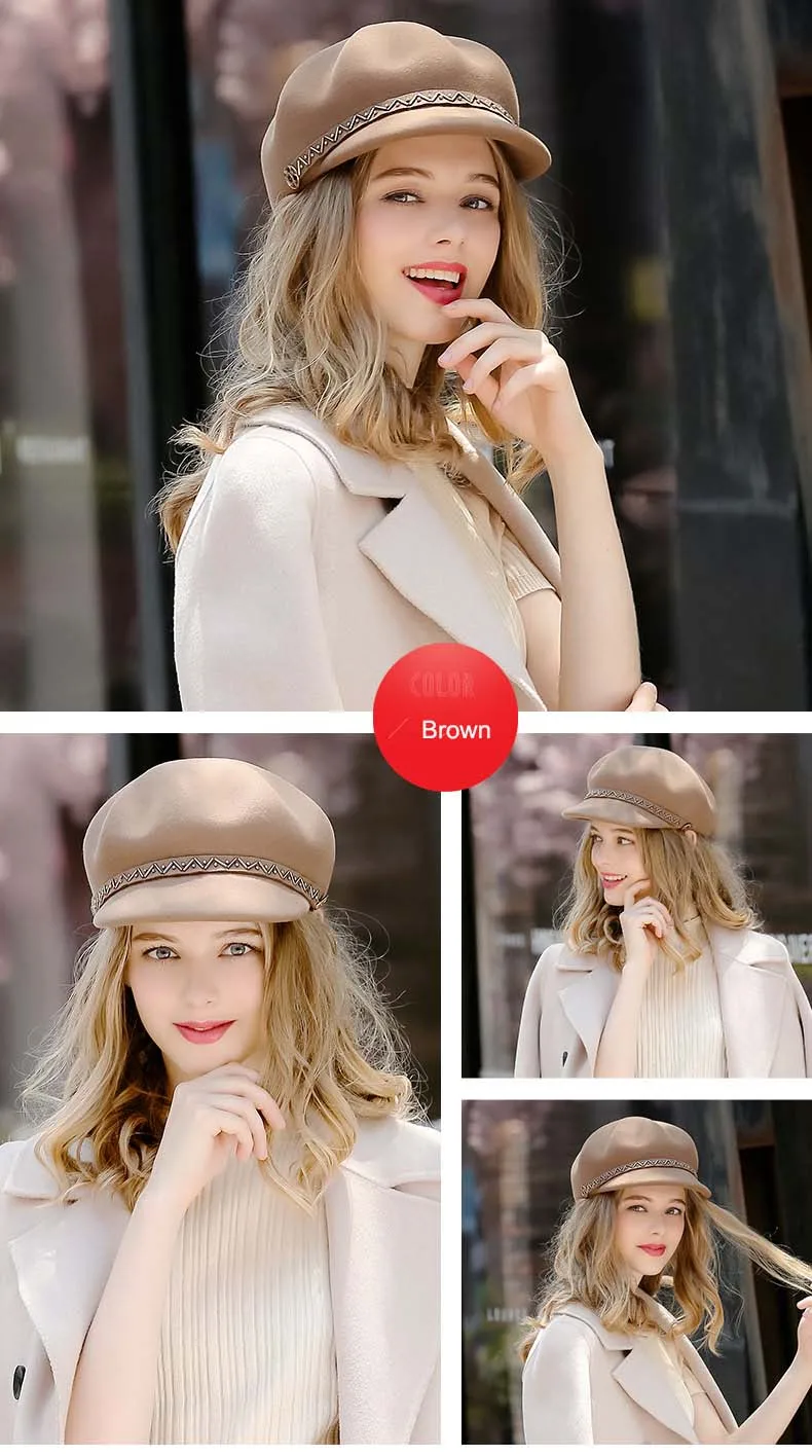 3 beret femme