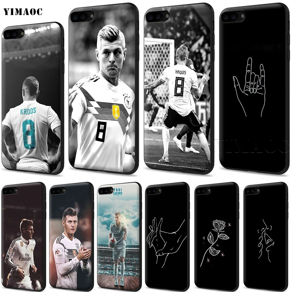 

YIMAOC Toni Kroos Silicone Soft Case for iPhone XS Max XR X 8 7 6 6S Plus 5 5S SE