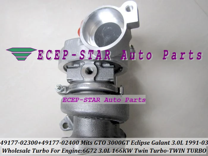 TURBO TD04 49177-02300 49177-02400 Turbocharger For MITSUBISHI GTO 3000GT Eclipse Galant 3.0L 1991-2003 6G72 166KW