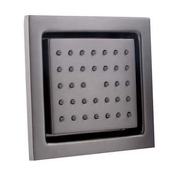 

Homedec Bathroom Solid Brass 1 Piece Shower Square Body Sprays Massage Spa Jet