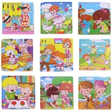 Деревянные игрушки для детей головоломка милый мультфильм ребенок развивающий Маленький кусок детская игрушка 3D Деревянный 2JULY5