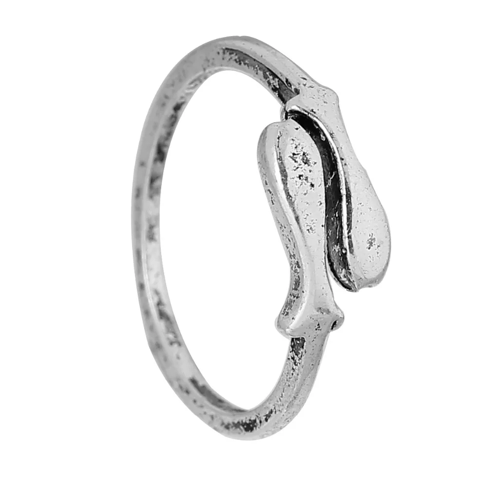 

8SEASONS Adjustable Rings Fish Pisces 16.3mm( 5/8") US 5.75, 1 Piece 2 Colors