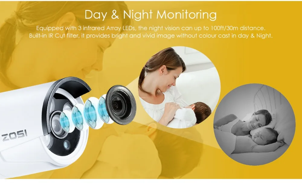 Clearance ZOSI 4CH Wireless 1080P NVR CCTV System 960P IP Camera WIFI Waterproof IR Night Vison Home Security Camera Surveillance Kit 9 Clearance ZOSI 4CH Wireless 1080P NVR CCTV System 960P IP Camera WIFI Waterproof IR Night Vison Home Security Camera Surveillance Kit 9
