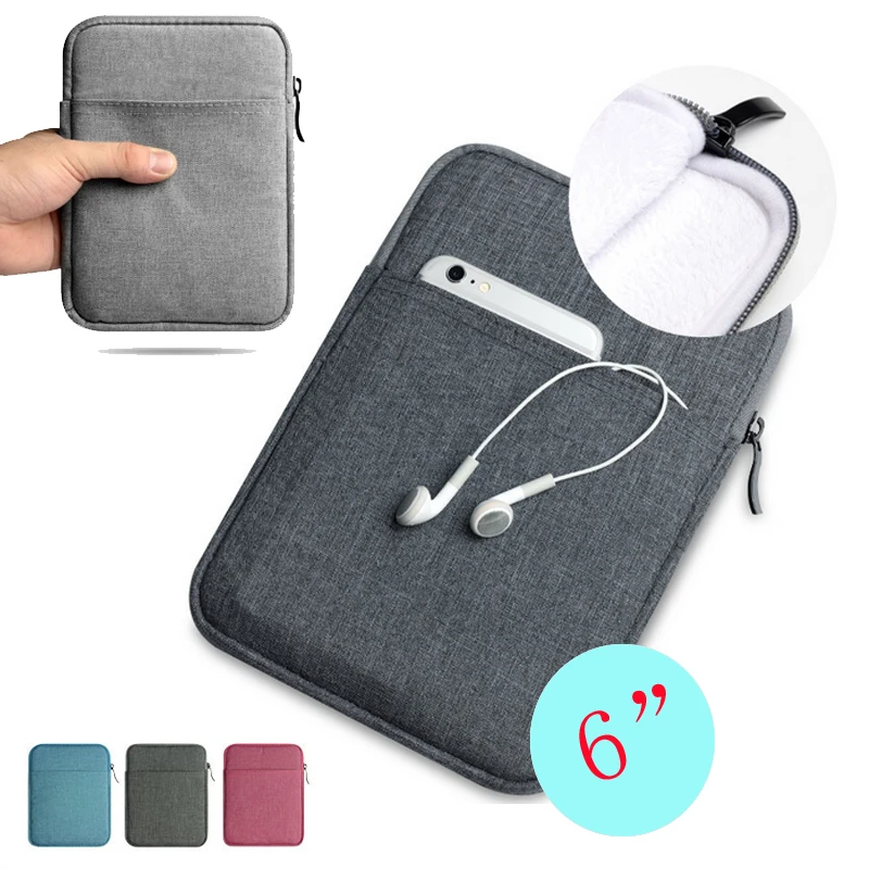 6 ''тонкий нейлоновый чехол для Kindle Paperwhite 123 Voyage 7th 8th Pocketbook 622 623 E Reader 4|pocketbook 622|case