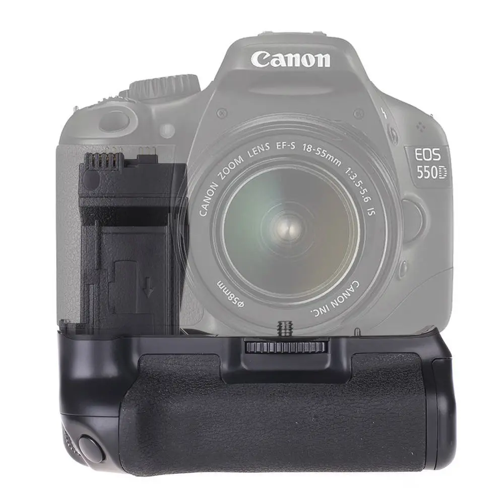 Pro Battery Grip JINTU for Canon EOS 550D 600D 650D Rebel T2i T3i T4i DSLR Camera as BG-E8 LP-E8 Vertical shutter Grip holder