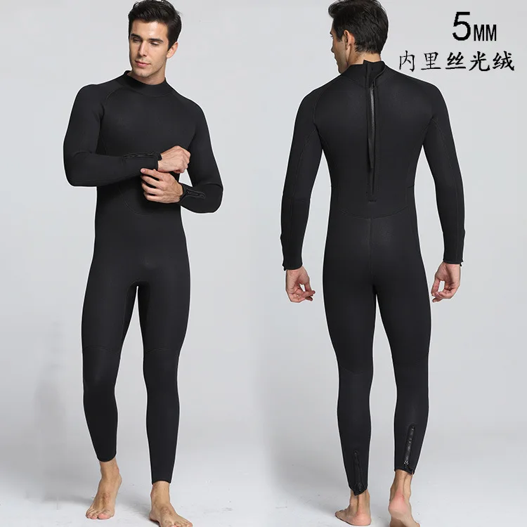 5 мм гидрокостюм неопрен подводное плавание одежда для дайвинга Сноркелинг высокая эластичность Подводная охота кайт серфинг купальники для виндсерфинга Цельный боди костюм