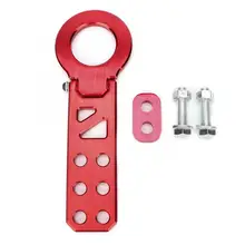 Red Aluminium Alloy Car Front Tow Hook Ring Kit Fits for HONDA CIVIC CRX Cars Auto Towing tools