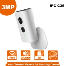 3MP WiFi PT Camera English Version IPC-C35 1080P Indoor Security Network Mini Camera Baby Monitor Built-in Mic & Speaker