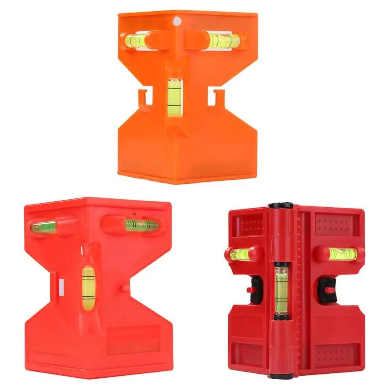 

Plastic Folding Angle Instrument Cylinder Pipeline Mini Spirit Bubble Level Angle Meter House Building Tools