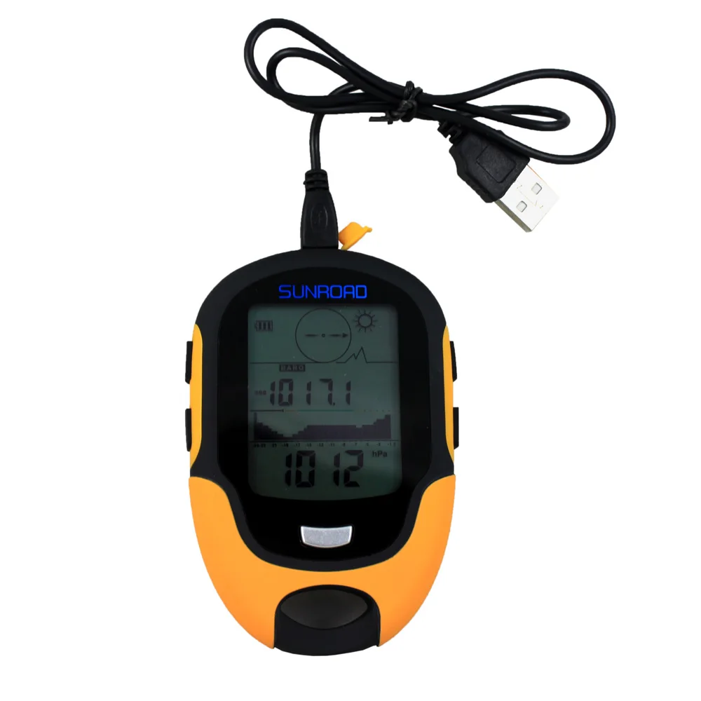 Sunroad FR500 Multifunction LCD Digital Altimeter Barometer Compass Thermometer Hygrometer Weather Forecast LED Torch Waterproof