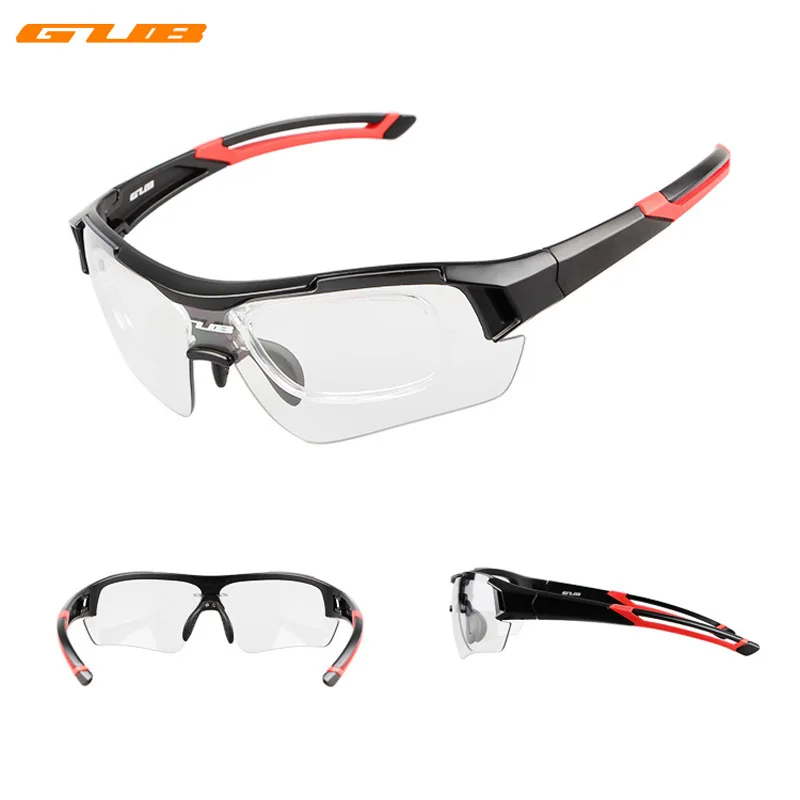 GUB 5600 фотохромные велосипедные солнцезащитные очки с автоматическим обесцвечиванием Gafas Ciclismo, спортивные очки для мужчин и женщин - Цвет: Red Frame