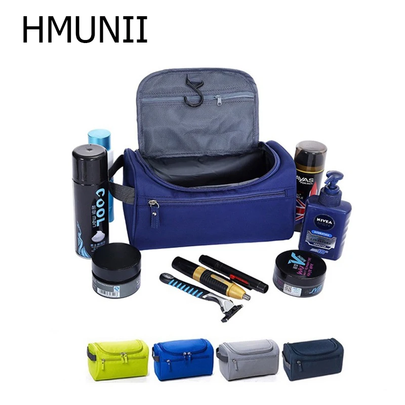 جديد للماء الرجال شنقا حقيبة مستحضرات تجميل النايلون السفر حقيبة مستحضرات تجميل للرجال للنساء الضروريات حافظة للمكياج غسل حقيبة مستحضرات ت...