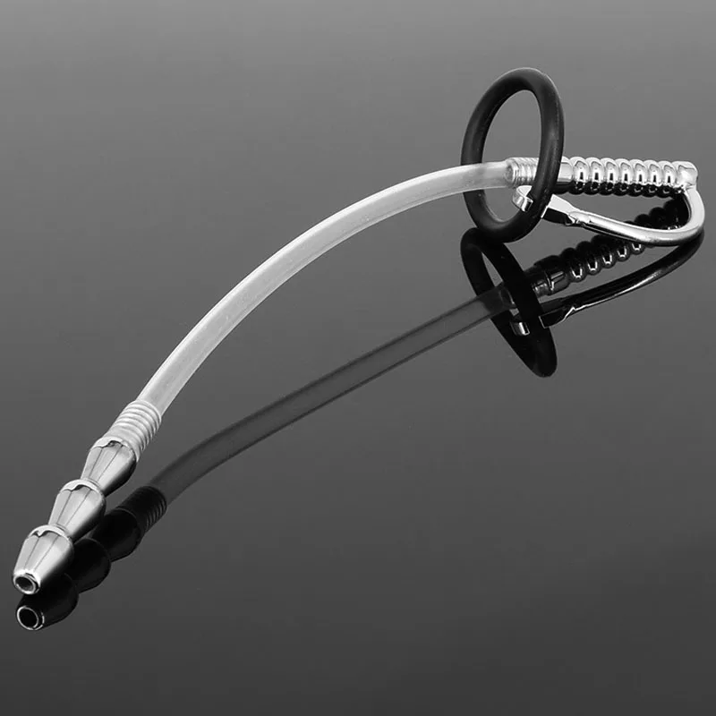 Buy 304 Stainless Steel Penis Plug Silicone Catheter 