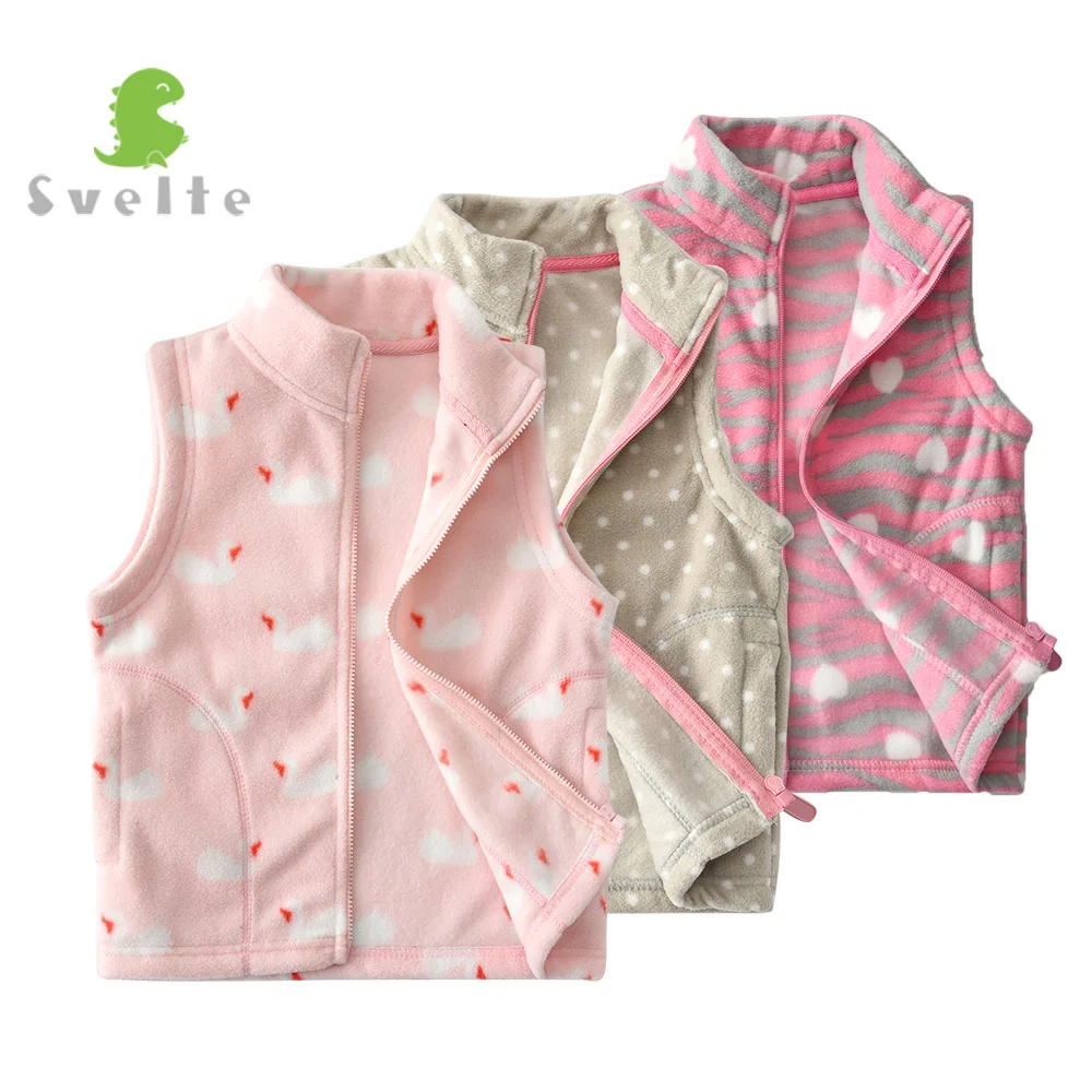 SVELTE for 2 7 Y Children Cute Girls Fleece Vest Kids Woolen Fur