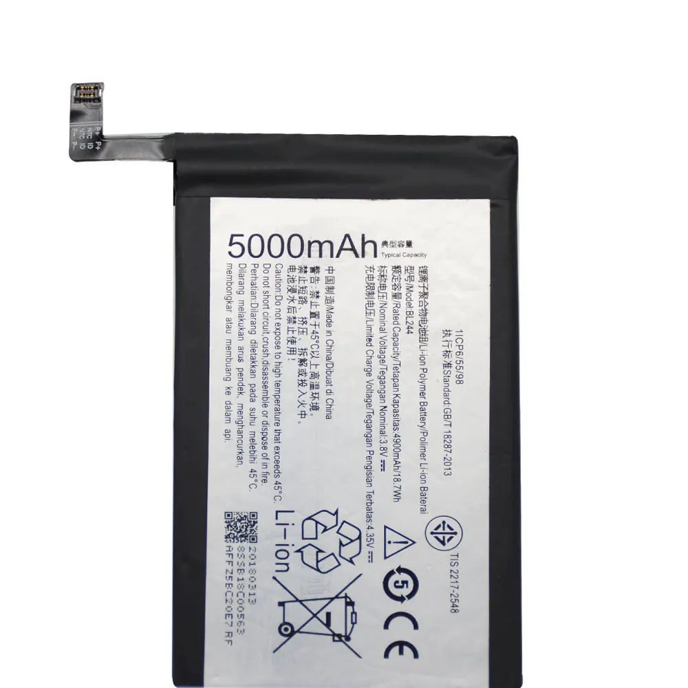 New Spare Replacement Battery BL244 For Lenovo Vibe P1 P1c72 P1c58